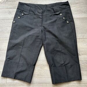 VTG Morbid Threads Y2K Goth Grudge Capri Pants‎ Plaid Slit Pockets Size 11